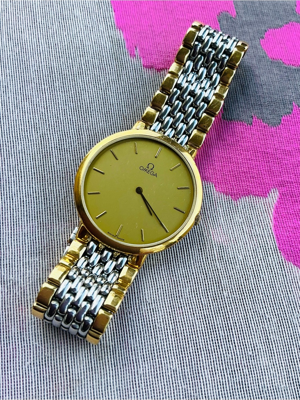 ELEGANT Omega Two-Tone stainless steel Dress Watch🌟🌟